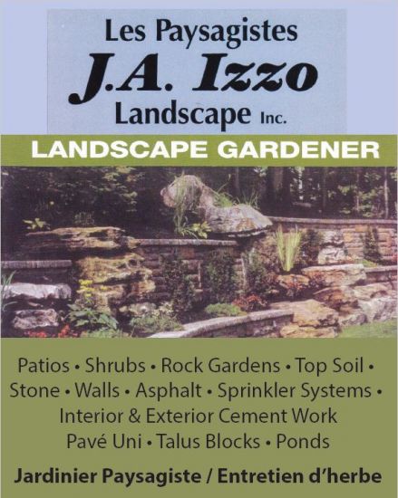 Les Paysagistes J.A Izzo Landscape Inc.